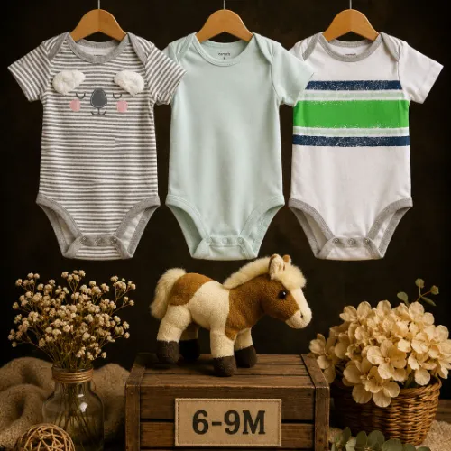 Pony Pal Baby Bodysuit Set - Product Image