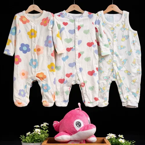 Baby Romper Set (6-9 Months) with Dolphin Plush Toy - Product Image