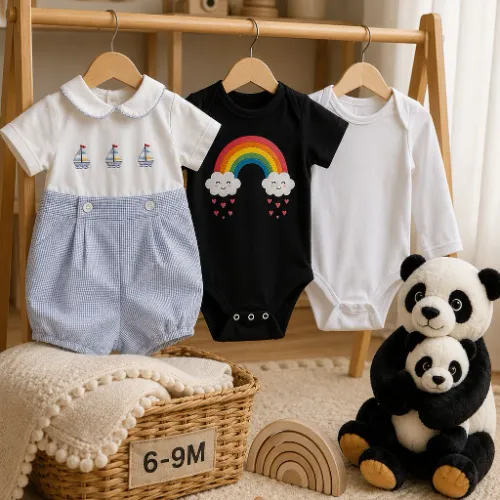 3-Piece Baby Bodysuit Set - Product Image