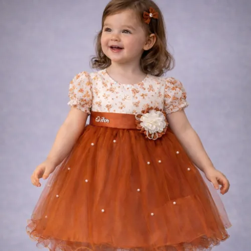 Baby Girl Royal Party Tulle Dress - Product Image